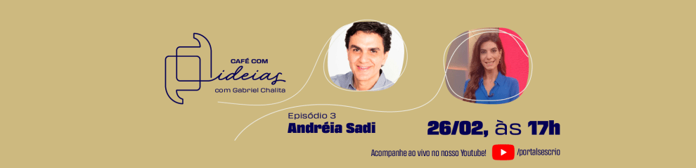 Âncora da GloboNews, Andréia Sadi é a próxima convidada do Café com Ideias, no Sesc Copacabana