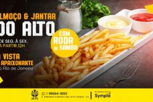 ALMOÇO E JANTAR COM MÚSICA AMBIENTE NO ALTO VIDIGAL BRASIL