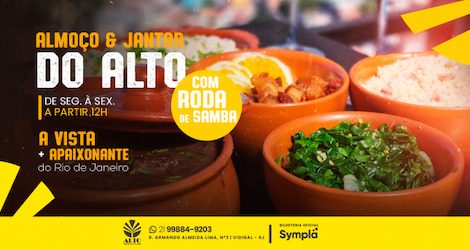 ALMOÇO E JANTAR COM RODA DE SAMBA NO ALTO VIDIGAL BRASIL