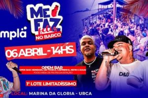 Me Faz Feliz em Alto Mar! 2ª edição - Open Bar na MARINA DA GLÓRIA - RJ