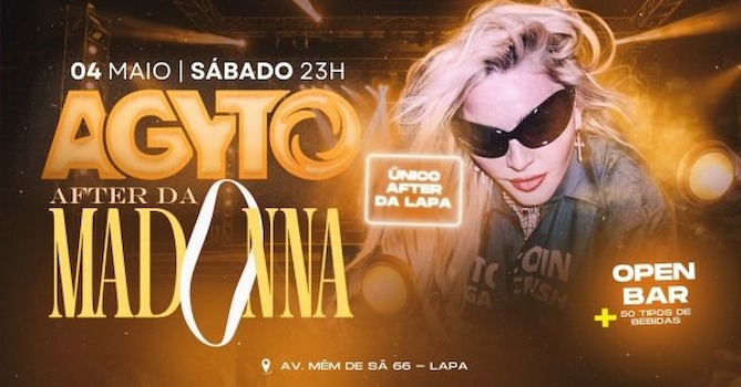 AGYTO - AFTER DA MADONNA + DJS
