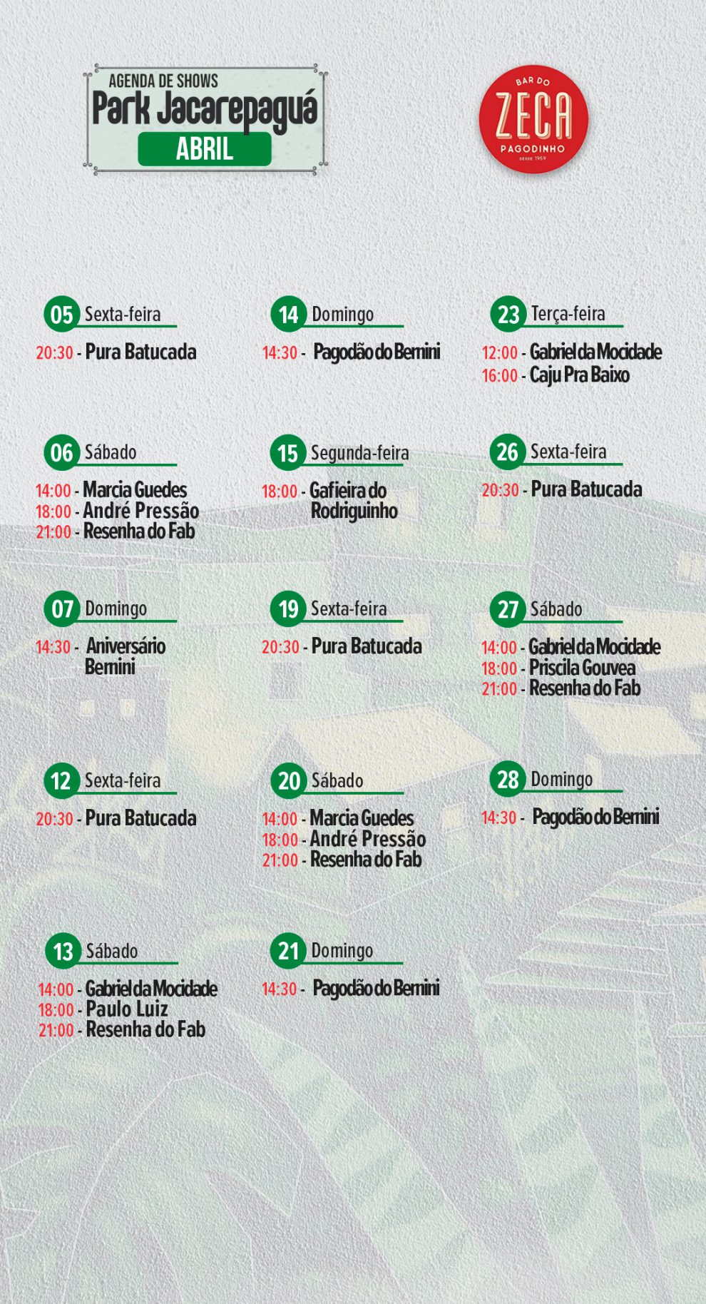 PARKJACAREPAGUÁ - ABRIL 2024