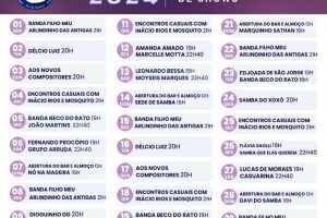 Beco do Rato - Agenda Abril 2024