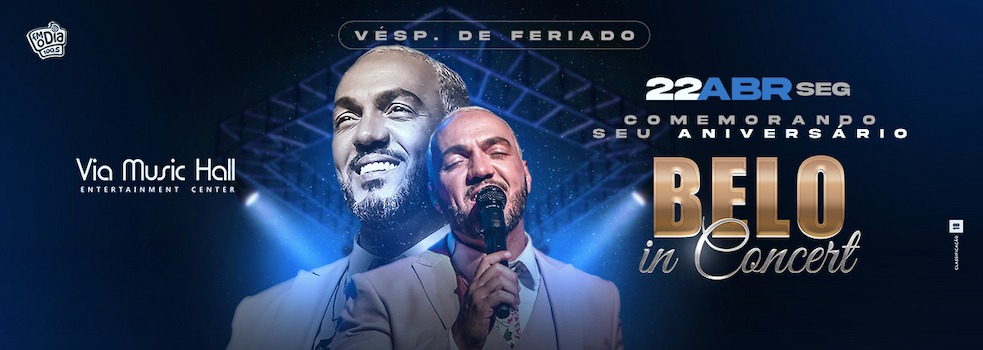 Belo In Concert na VIA MUSIC HALL