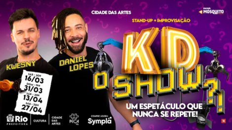 DANIEL LOPES E KWESNY (KD O SHOW?!) na Cidade das Artes