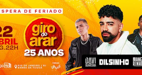 Dilsinho, Mc Maneirinho e Davi Quaresma no ESPAÇO HALL - RJ