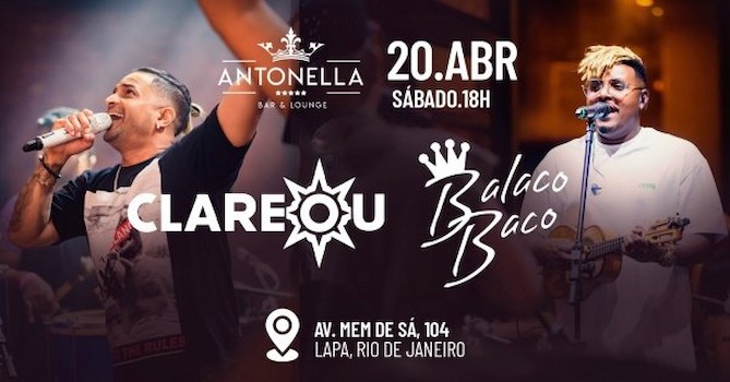 Feijoada da Lapa com Clareou e Balacobaco