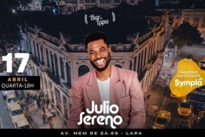 JULIO SERENO NO BAR DA LAPA