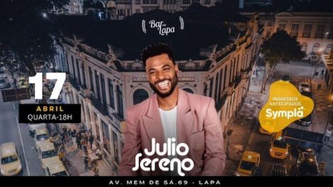 JULIO SERENO NO BAR DA LAPA