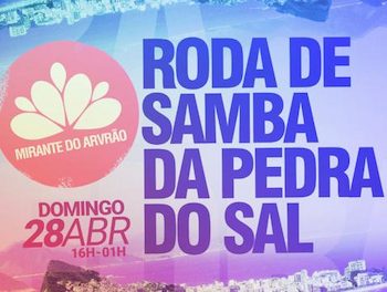 RODA DE SAMBA DA PEDRA DO SAL NO MIRANTE DO ARVRÃO