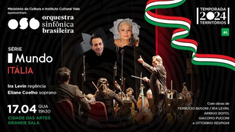 SÉRIE MUNDO ITÁLIA na Cidade das Artes