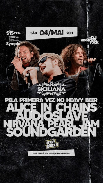 SICILIANA AO VIVO - TRIBUTO AO GRUNGE ! NO HEAVY BEER !