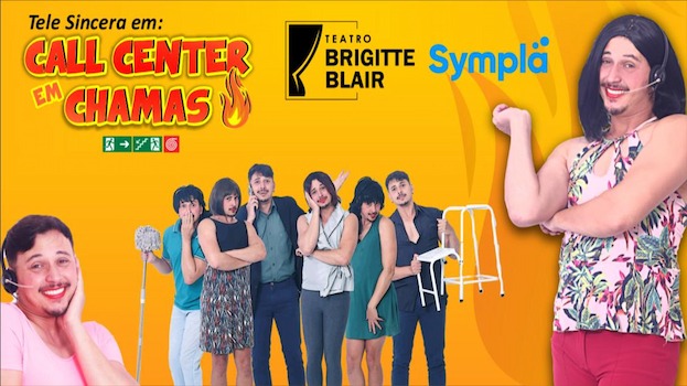TELE SINCERA EM: CALLCENTER EM CHAMAS no Teatro Brigitte Blair