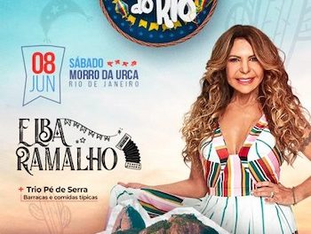 ARRAIA DO RIO COM ELBA RAMALHO AO VIVO NO MORRO DA URCA - RJ