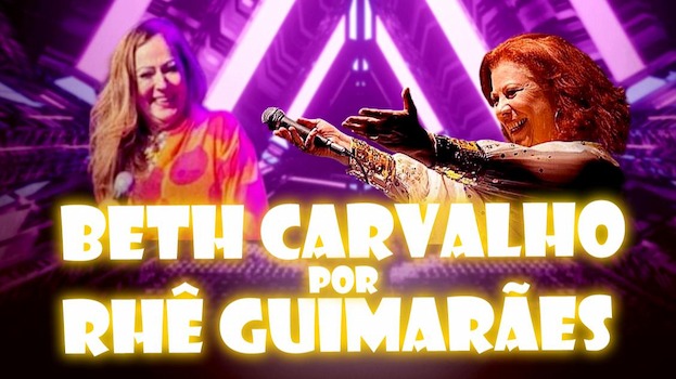 Beth Carvalho por Rhê Guimarães no Teatro Brigitte Blair