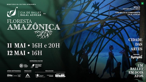 FLORESTA AMAZÔNICA DE DALAL ACHCAR na Cidade das Artes