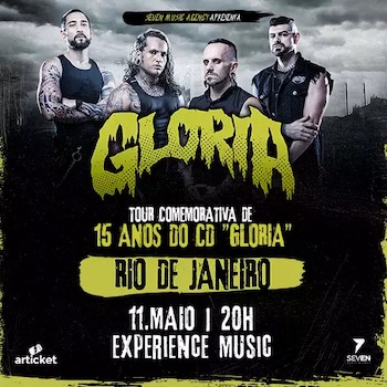 Gloria no Rio de Janeiro no ROCK EXPERIENCE RJ