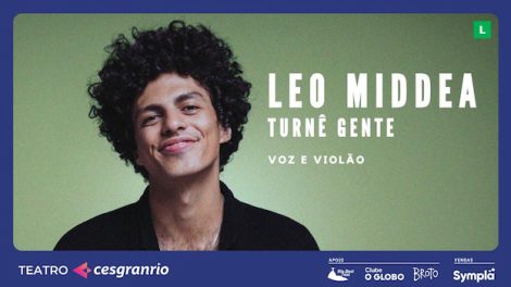 LEO MIDDEA - TURNÊ GENTE - VOZ E VIOLÃO no Teatro Cesgranrio