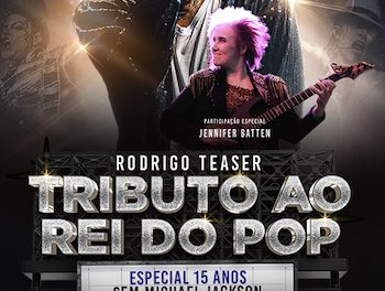 Rodrigo Teaser apresenta Tributo Ao Rei do Pop no TEATRO QUALISTAGE