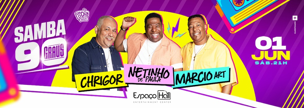 Samba 90 Graus no ESPAÇO HALL - RJ