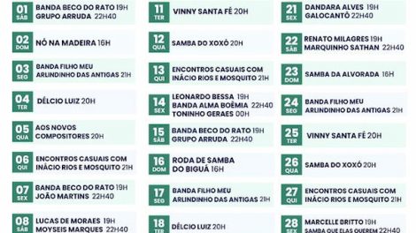 Beco do Rato Agenda Junho 2024