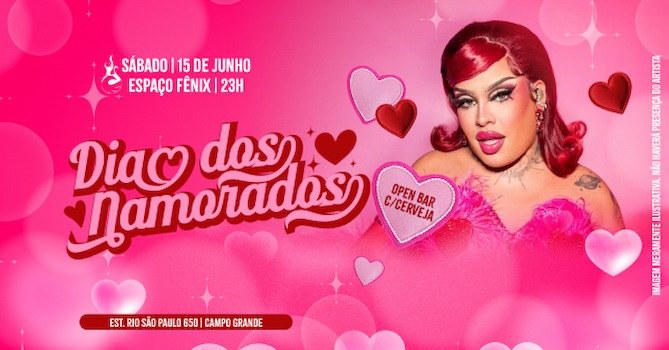 DIA DOS NAMORADOS - OPEN BAR no Espaço Fenix