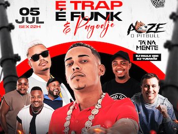 É Rap, É Trap, É Funk e Pagodjé no ESPAÇO HALL - RJ