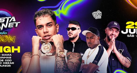 Festa Planet - Neon no ESPAÇO HALL - RJ