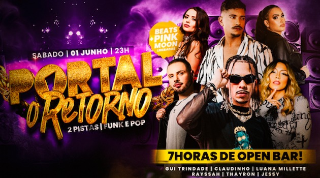 7 HORAS DE FULL OPEN BAR COM BEATS E PINKMOON