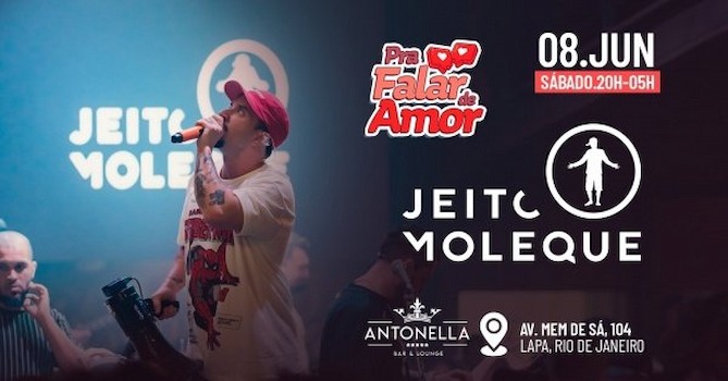 Pra Falar de Amor com Jeito Moleque na Antonella