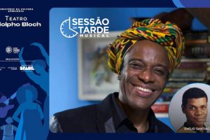 SESSÃO DA TARDE MUSICAL - HOMENAGEM A EMÍLIO SANTIAGO com FLÁVIO BAURAQUI NO TEATRO ADOLPHO BLOCH