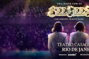UMA NOITE COM BEE GEES COM GEMINIS TRIBUTE BAND NO TEATRO CASA GRANDE