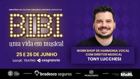 WORKSHOP DE HAMONIA VOCAL COM DIRETOR MUSICAL TONY LUCCHESI no Teatro Cesgranrio