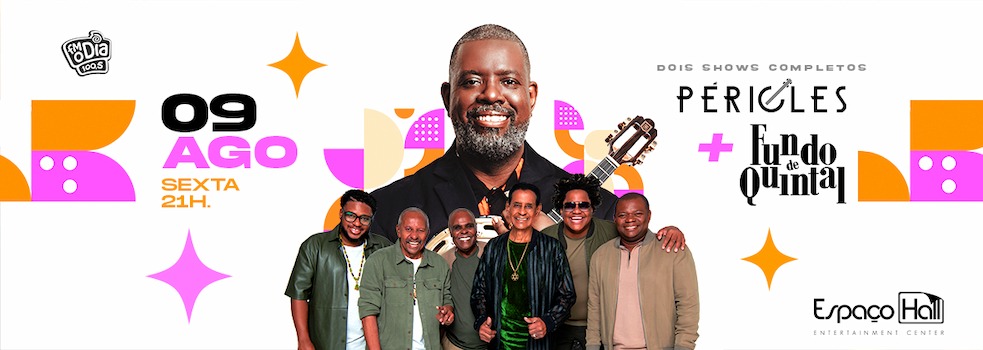 Péricles e Fundo de Quintal no ESPAÇO HALL - RJ