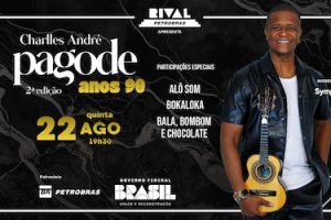 CHARLLES ANDRÉ – PAGODE ANOS 90 NO TEATRO RIVAL PETROBRAS