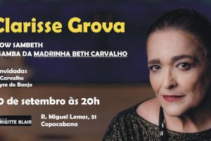 Clarisse Grova homenageia Beth Carvalho no Teatro Brigitte Blair