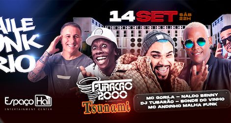 É baile, É funk, É Rio no ESPAÇO HALL - RJ