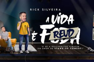 Rick Silveira em “A Vida é Freud” no Teatro Brigitte Blair