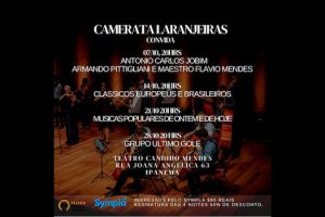 Temporada Camerata Laranjeiras no TEATRO CÂNDIDO MENDES