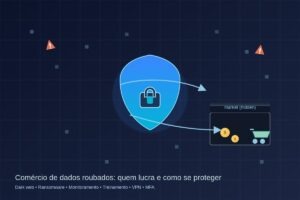 Comércio obscuro de segredos: quem lucra com violações de dados?