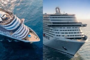 Primeiro transatlântico da temporada chega ao Pier Mauá com mais de 4 mil turistas