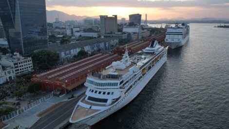Turismo marítimo no Rio: nova temporada de cruzeiros movimenta o Pier Mauá a partir desta semana