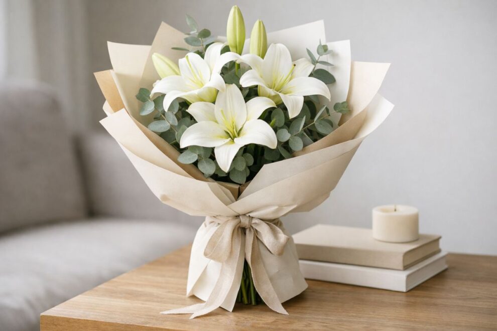Buquê de lírios: ideias modernas de estilo e embalagem para ficar com cara de 2026